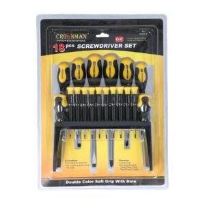 Crownman 18-Piece Screwdriver Set Multicolor